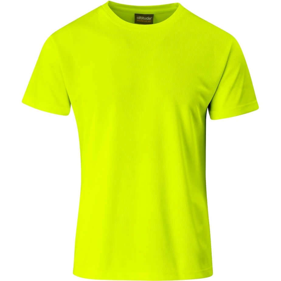 Lime hiviz T shirt 120g Micromesh